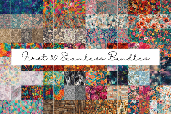 First 50 Seamless Pattern Bundles: A Design Transformation