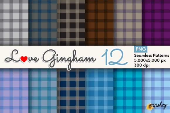 Gingham in Color Chart: A Vibrant Design Asset