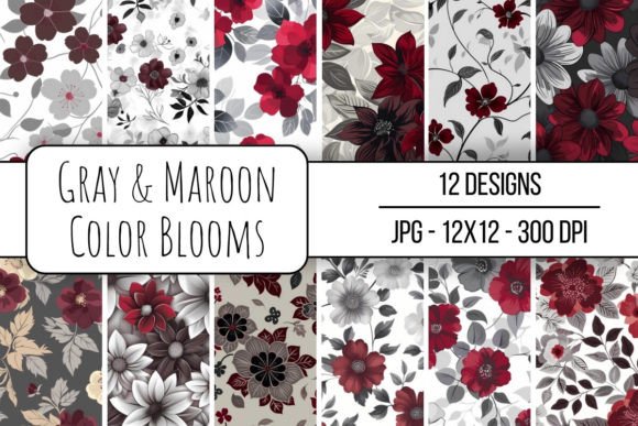 Gray Maroon Color Blooms: Elevate Your Visual Identity