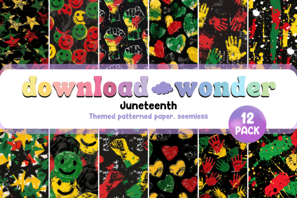 Juneteenth Freedom Day Digital Paper