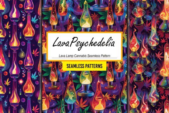 Lava Lamp Cannabis Seamless Pattern Art: The Ultimate Guide to Trippy Digital Design