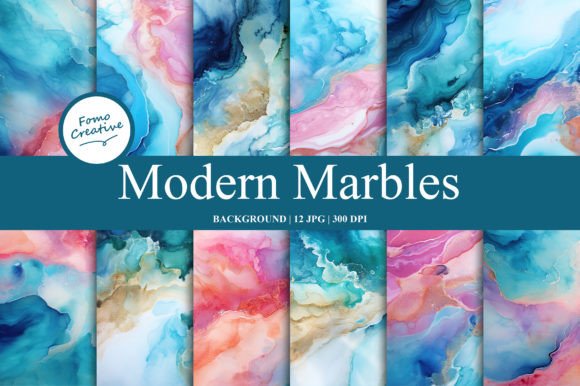 Modern Marbles Backgrounds for Creative Projects