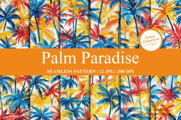 Palm Paradise: Integrating Digital Paper Patterns into Professional and Creative Workflows