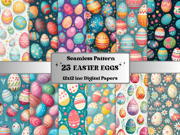 Seamless Easter Eggs Pattern Paper: A Strategic Asset for Creative Branding and Design