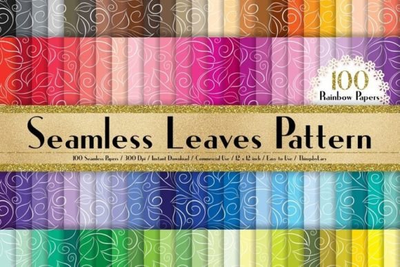 Seamless Leaves Pattern Papers: The Ultimate Resource for High-Quality Digital Design