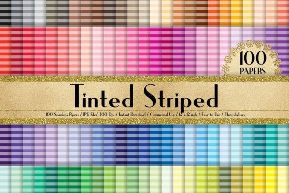 Seamless Tinted Striped Papers: The Versatile Digital Resource for Modern Creators
