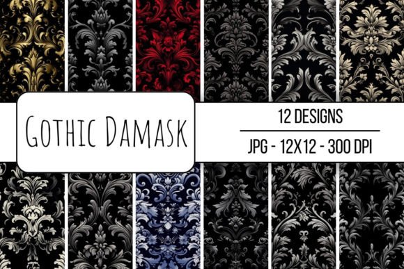 Unlocking the Potential of Gothic Damask Seamless Patterns for Digital Creatives